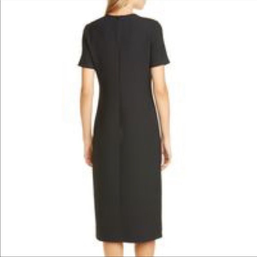 HENRY - LEE modest black short sleeve dress | perfect for work or even dressier
